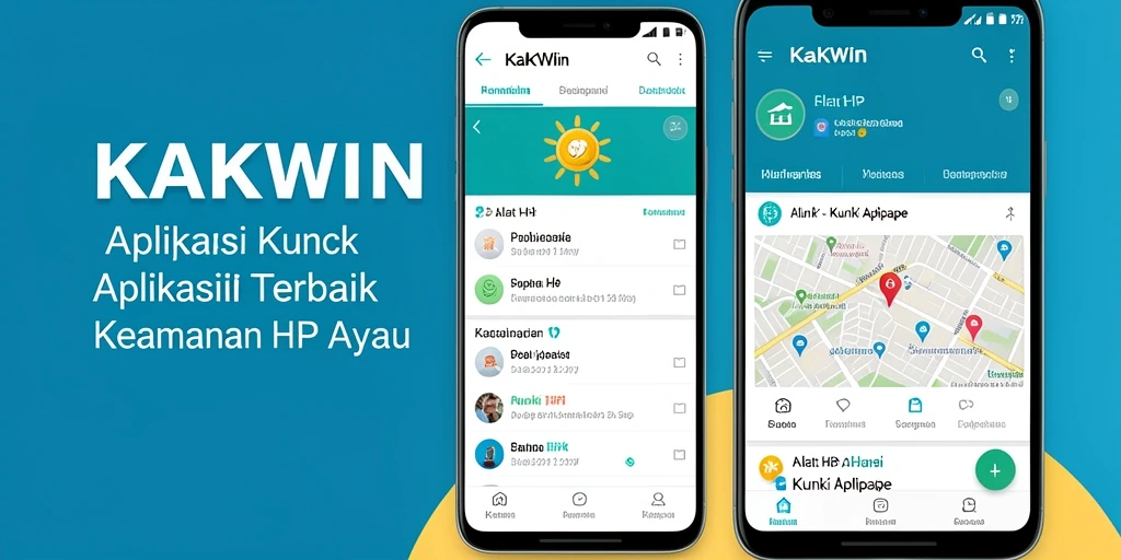 Antarmuka KAKWIN yang menarik dan fungsional untuk kunci aplikasi.