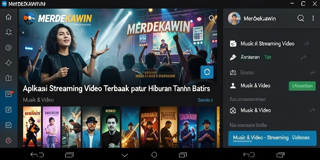 Tampilan antarmuka MERDEKAWIN yang menarik dan fungsional.
