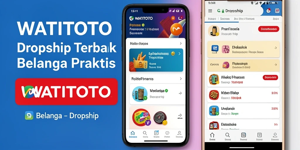 Antarmuka pengguna WATITOTO yang intuitif untuk Dropship.